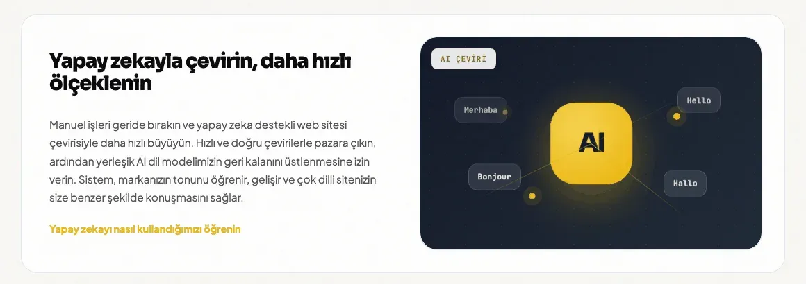 Yapay zeka ile otomatik çeviri