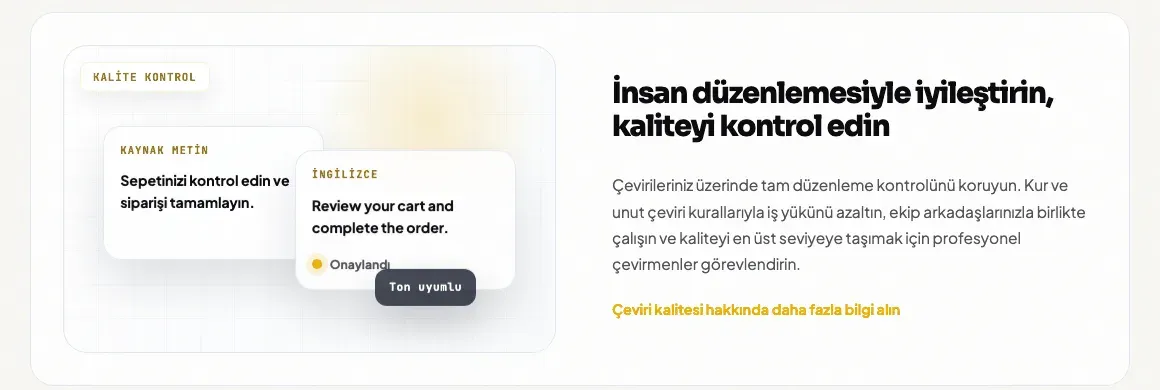 İnsan düzenlemesi ve kalite kontrol
