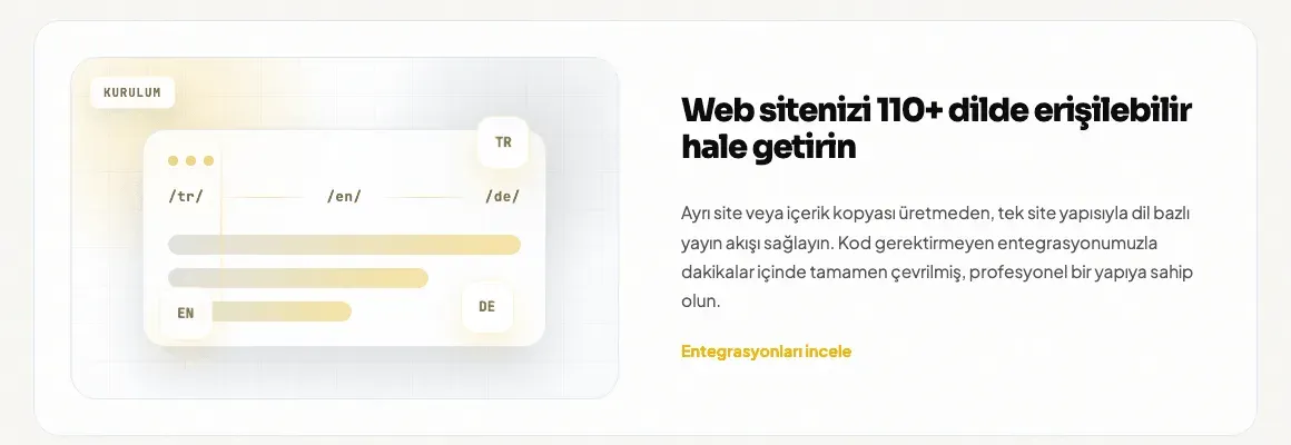 Kurulum: dil klasörleriyle tek site yapısı
